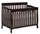 New 5 In 1 Convertible Baby Crib W  Mattress Toddler Nursery Bed Changer Side