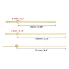 10 Set Replacement Clock Hands Kit Mechanism Movement Aluminum Wall Gold A10