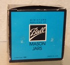 Vintage Set Of Miniature Ball Mason Salt   Pepper Shakers W  Box 1988 Fruit Jar
