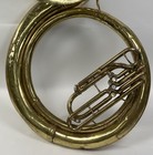 Vintage King Brass Front Facing Sousaphone 26  Bell Marching Band Tuba