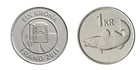 Iceland 1-100 Kronur 5 Pieces Set  1987-2011  Km  27a-35  Mint