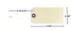 100 Of 4 3 4  X 2 3 8  Manila Inventory Tags With Elastic Stretchy String Size 5