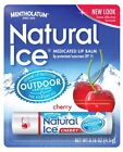 Mentholatum Natural Ice Medicated Lip Protectant Spf 15 Cherry Balm  pack Of 12 