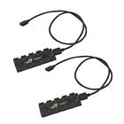 10 Rgb Synchronization Hub Splitter Extension Cable For Motherboard Rgb Fan