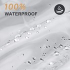 Amazerbath Heavy Duty Shower Curtain Liner 12 Gauge  72 X 78 Inches Clear Shower