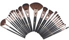 Makeup Brushes Cosmetic Tool 24 Pcs Pro Kit Eyebrow Shadow Powder Brush  set Bag