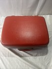 Vintage Samsonite Contoura  Red 20   x16   x6  Hard Shell Luggage Suitcase With Keys