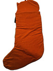 Vintage 3d Needlepoint Cat Christmas Stocking With Red Back 22 Inches Long