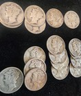 Lot Of 32 Mercury Dimes 90  Silver  Random Years 1912-1945