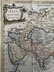 Asia Arabia Mogol Empire India Tibet China 1799 Kincaid Engraved Hand Color Map