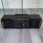 Sharp Gf-330 Boombox Hifi Stereo Vintage Retro Audio Cassette Deck Am fm Radio