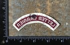 Vintage Letter Carrier Post Office Us Mail Postal Service Sew-on Tab Patch Usps