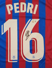 2021-22 Pedri Signed Soccer Barcelona Jersey Auto Beckett Witness