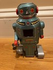 Vintage Noguchi N Mechanical Mighty Robot Tin Litho Toy Wind Up Japan Works
