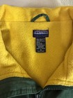 John Deere Green Yellow Fleece-lined Zip Jacket Coat Agriculture Theme Medium