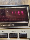 Vintage Texas Instruments Ti-1250 Electronic Calculator Memory Red Display   Box