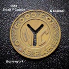 1953 New York City Subway Token  Vintage New York City Transit Token   175a