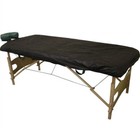 Case Of 100 Disposable Fitted Massage Table Sheets Bed Covers 82  X 35  Black