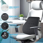 Memory Foam Seat Cushion W lumbar Support Pillow For Back   Sciatica Pain Relief