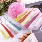 140 Pieces Bookmark Tassels  Handmade Silky Floss Soft Craft Mini Small Tassels