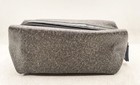 Tumi For Delta Small Toiletries Makeup Travel Bag Zip Up Gray 8  X 4  