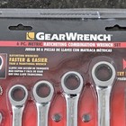 Gearwrench 6 Pc Metric Ratcheting Combination Wrench Set 3559 5 Degree 10mm New