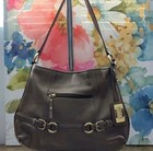 Maxx New York Pebbled Leather Hobo Bag