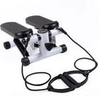 Mini Stepper Exercise Machine W  Resistance Bands Lcd Home Cardio Workout
