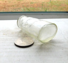 Rare Oval Pre 1886 Poison Embossed  Strychnia Poison