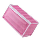 Shoe Laundry Bag Mesh Wash Bag For Sneakers Washing Machine Zipper Pink Travel