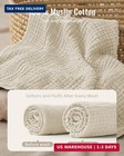 Blissful Diary Muslin Baby Hooded Towel 2 Pack  Soft   Absorbent Bath Towel For