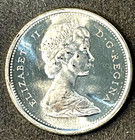 1965 Canada 25 Cents - High Grade Proof Bu Silver Coin