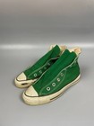 Vintage 80s Chuck Taylor Converse All Star Green Made In Usa Size Us 6 High Tops