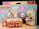 Calico Critters Dining Room Set Table Chairs Highchair Hutch Dollhouse Furniture