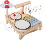 Musical Toys For Kids Girls 1-3 Year Olds Toddlers Drum Set Educational  wood 