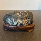 Japanese Suiseki Bonseki Chrysanthemum Stone Shirakiyama  Neo Valley W base 100g