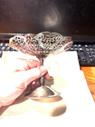 Vintage International Silver Co   Lovelace  Filigree Serving Dish  Candy Dish