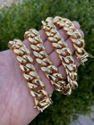 Miami Cuban Link Men s Choker Chain Real 18k Gold Over Stainless Steel 18mm Big