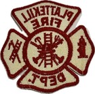 Vintage New York Ny Plattekill Fire Dept Patch Ulster County