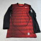 Nike Pro Combat Shirt Pants Mens Medium Large Red Blue Compression Dri-fit Set
