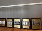 Vintage Dallas Cowboys Championship Plaques Super Bowl Set Of 5 Nfl