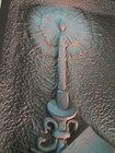 Rare Johnals Enterprises Light Of The World Chalkware Wall Plaque 3d L Mesa Vtg