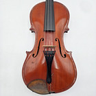 Antique Violin Labeled Giovan Paolo Maggini Brescia 1620 French Strings W case