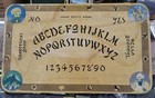 1940s Hasko Haskelite Mystic Tray Ouija Game Board Zodiac Lithographed Wood 