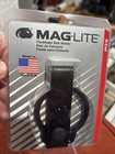 Vtg Maglite D Cell Flashlight Belt Holster Ring Holder Asxd036 Black Leather 
