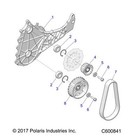Polaris Snowmobile Qdt Belt  For Specific Rmk  Patriot Boost  Patriot 9r  Pro