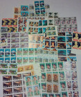 Usable 90 Assorted Mixed Multiples   Singles Of 25   Us Postage Stamps Fv  22 50