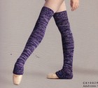 Capezio Ntiger 24  Ladies Legwarmers 3 Colors Of Chevron Acrylic Spandex Nwt