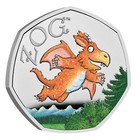 2025 Zog Gruffalo Coloured Silver Proof 50p Royal Mint Box Coa - Ready To Go
