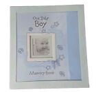 Our Baby Boy Memory Book Keepsake Photo Album Newborn Christian Shower Gift New